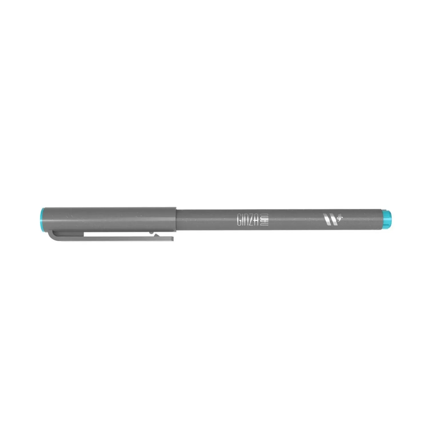 Marcador Ginza Nano Brush Pen Azul Gelo