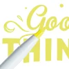 Marcador Ginza Pro Brush Pen Amarelo Claro