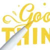 Marcador Ginza Pro Brush Pen Amarelo Newpen