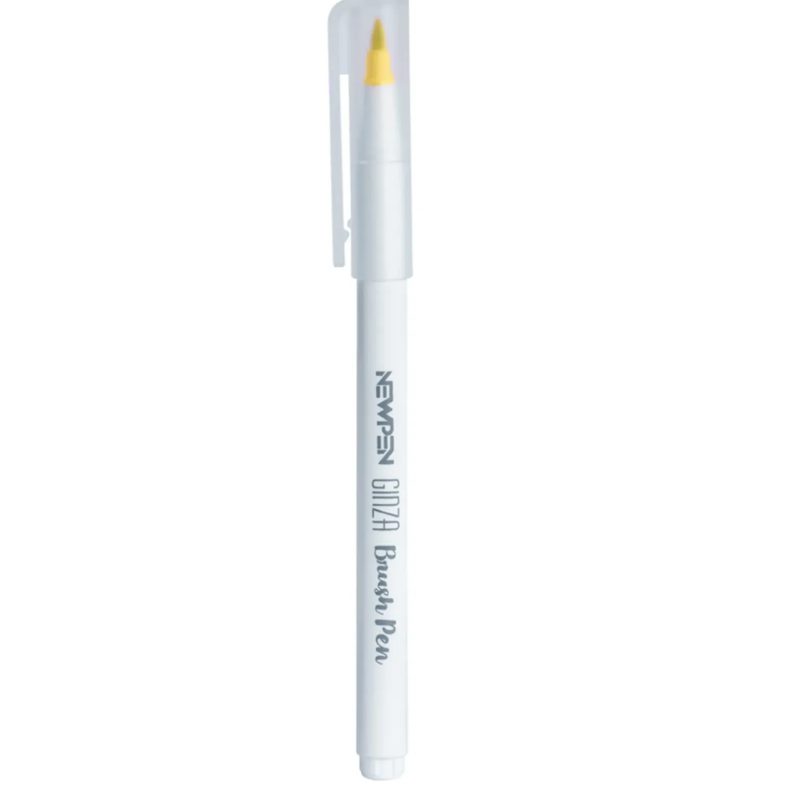 Marcador Ginza Pro Brush Pen Amarelo Newpen