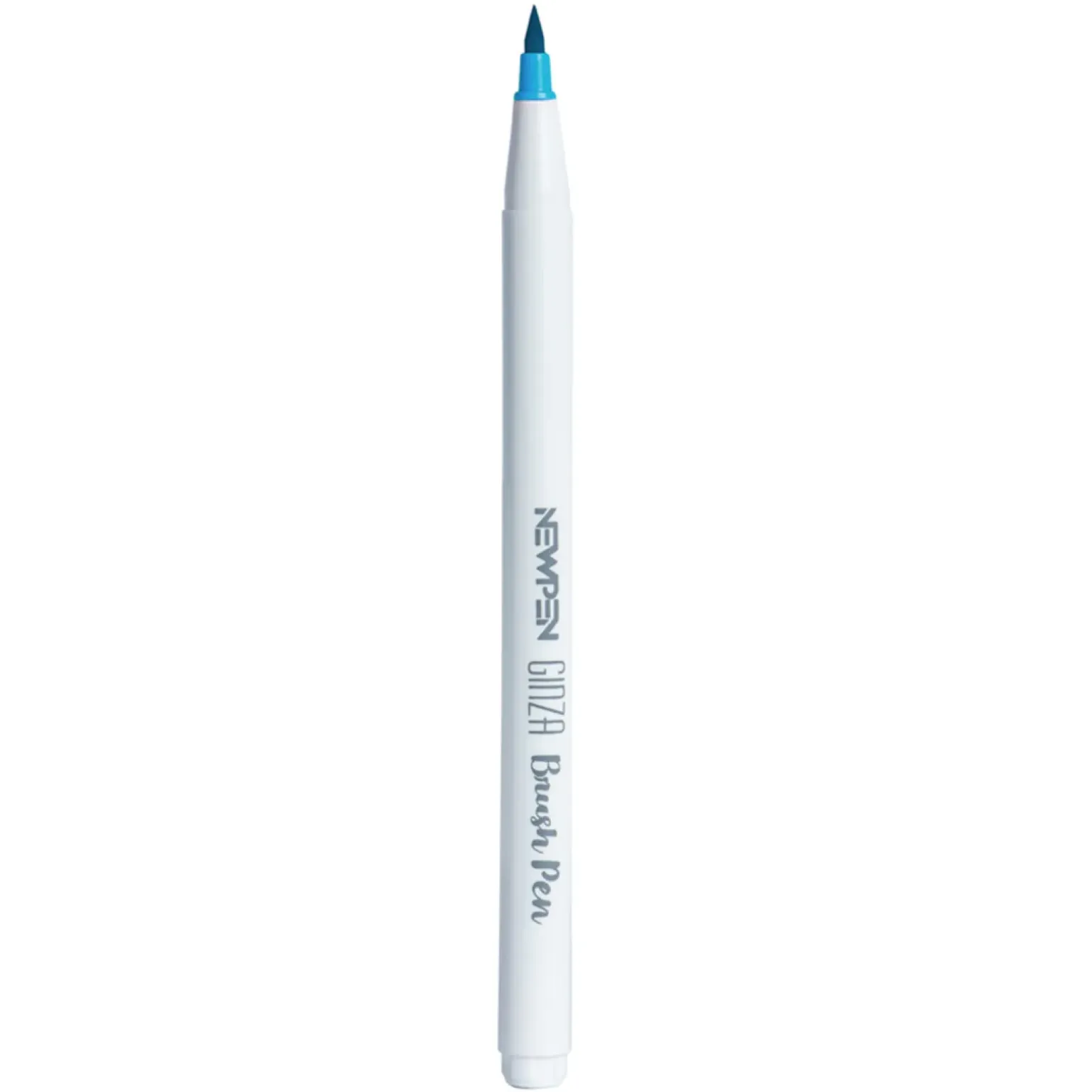Marcador Ginza Pro Brush Pen Azul Ciano Newpen