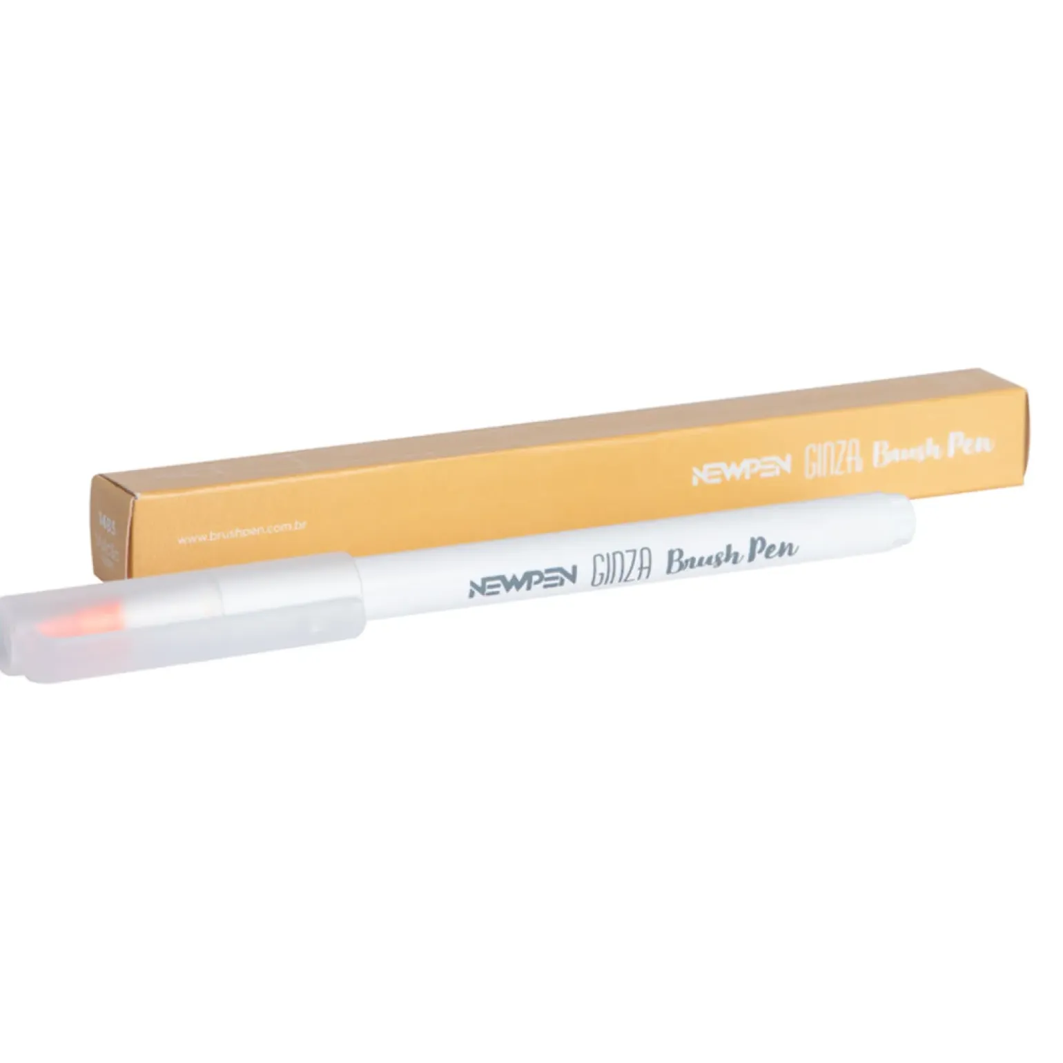 Marcador Ginza Pro Brush Pen Laranja Vulcão