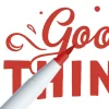 Marcador Ginza Pro Brush Pen Vermelho Escarlate Newpen