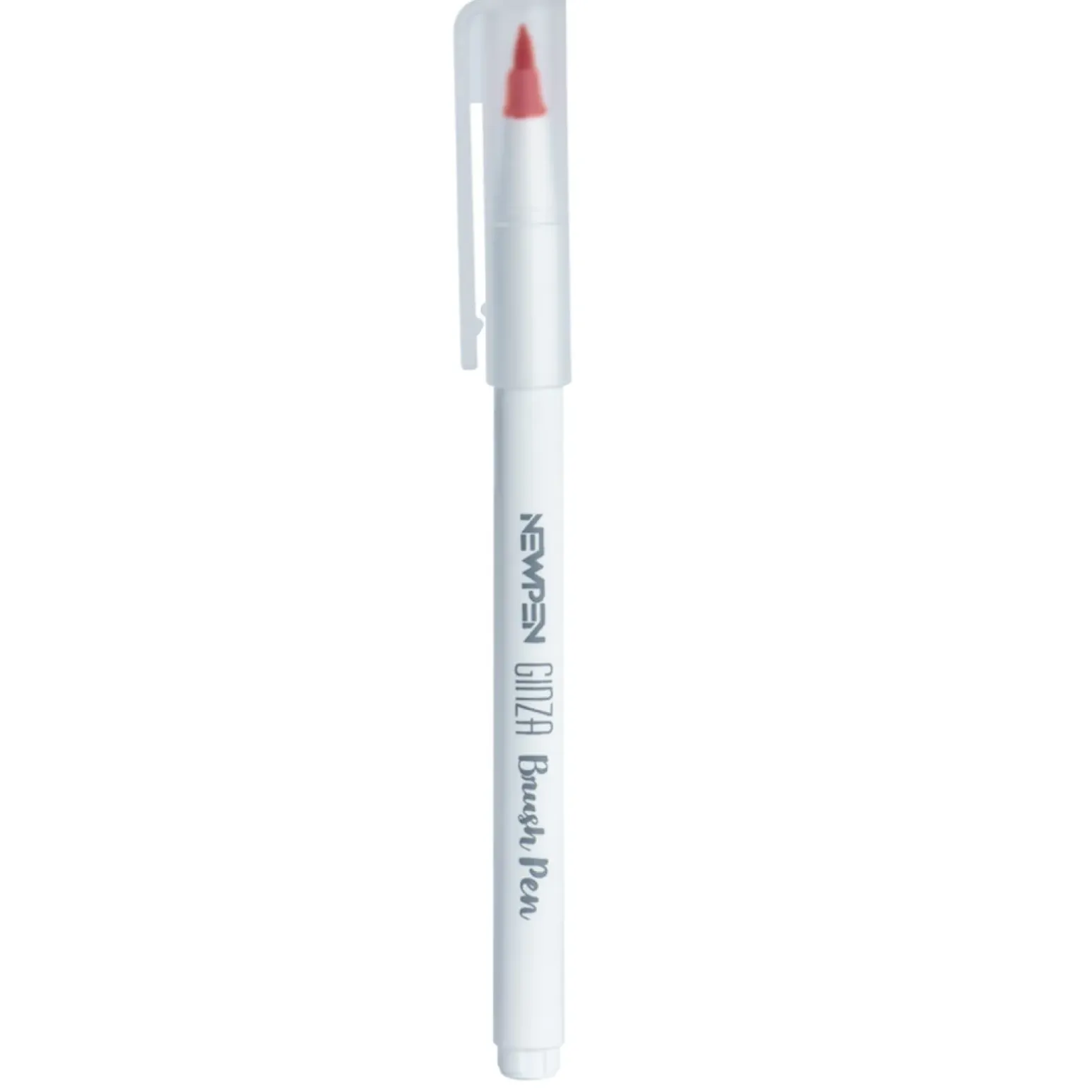 Marcador Ginza Pro Brush Pen Vermelho Escarlate Newpen