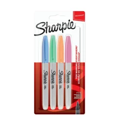 Marcador Permanente Fine Pastel 4 unidades Sharpie