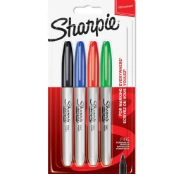 Marcador Permanente Fine 4 unidades Sharpie