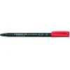 Marcador Permanente Lumocolor 0.6Mm Vermelho