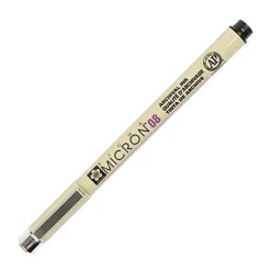 Marcador Pigma Micron 08 Preto