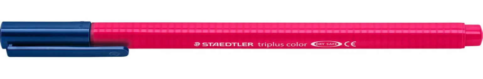Marcador Ponta Fibra Triplus Bordeaux