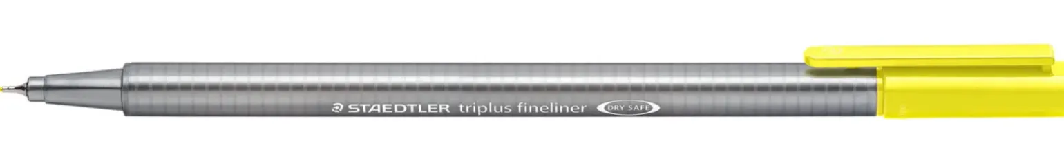 Marcador Triplus Fineliner Amarelo
