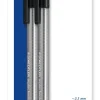Marcador Triplus Fineliner 2 unidades Preto Staedtler