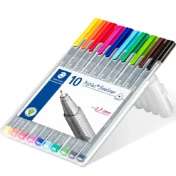 Marcador Triplus Fineliner 10 unidades Staedtler
