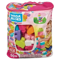 Mega Bolsa 60 Peças Pastel Megabloks