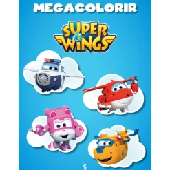Megacolorir Super Wings de Vários Autores