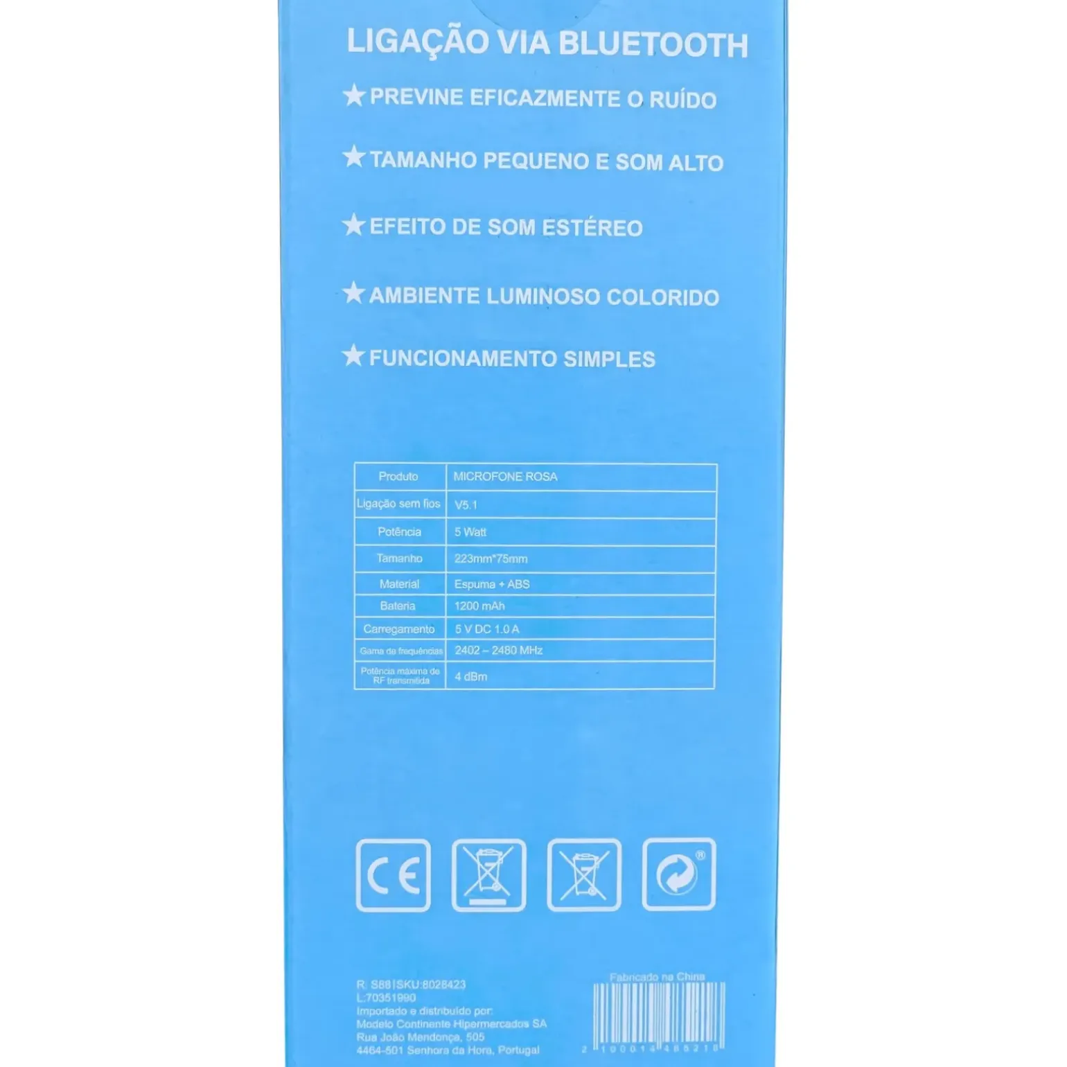 Microfone Azul
