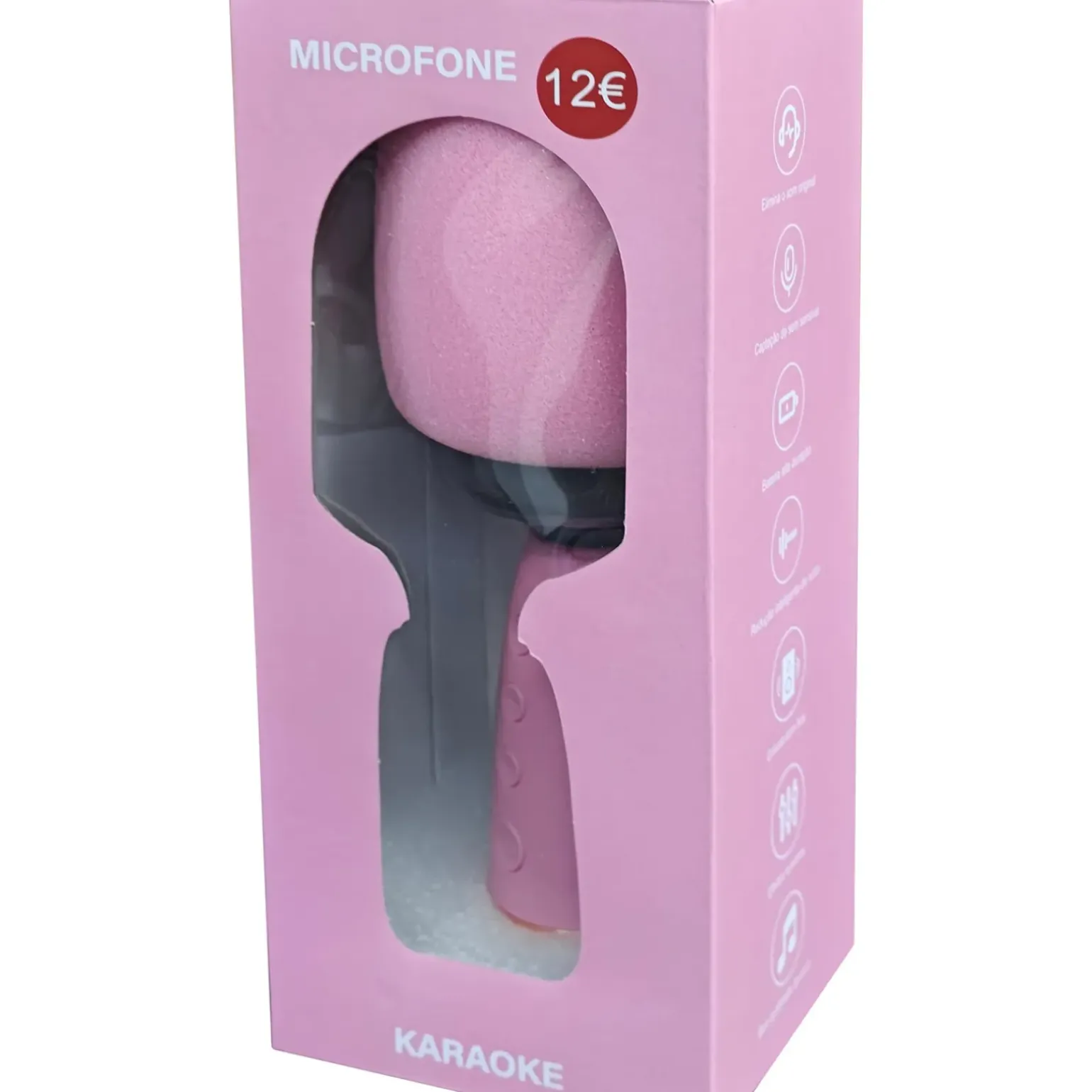 Microfone Rosa