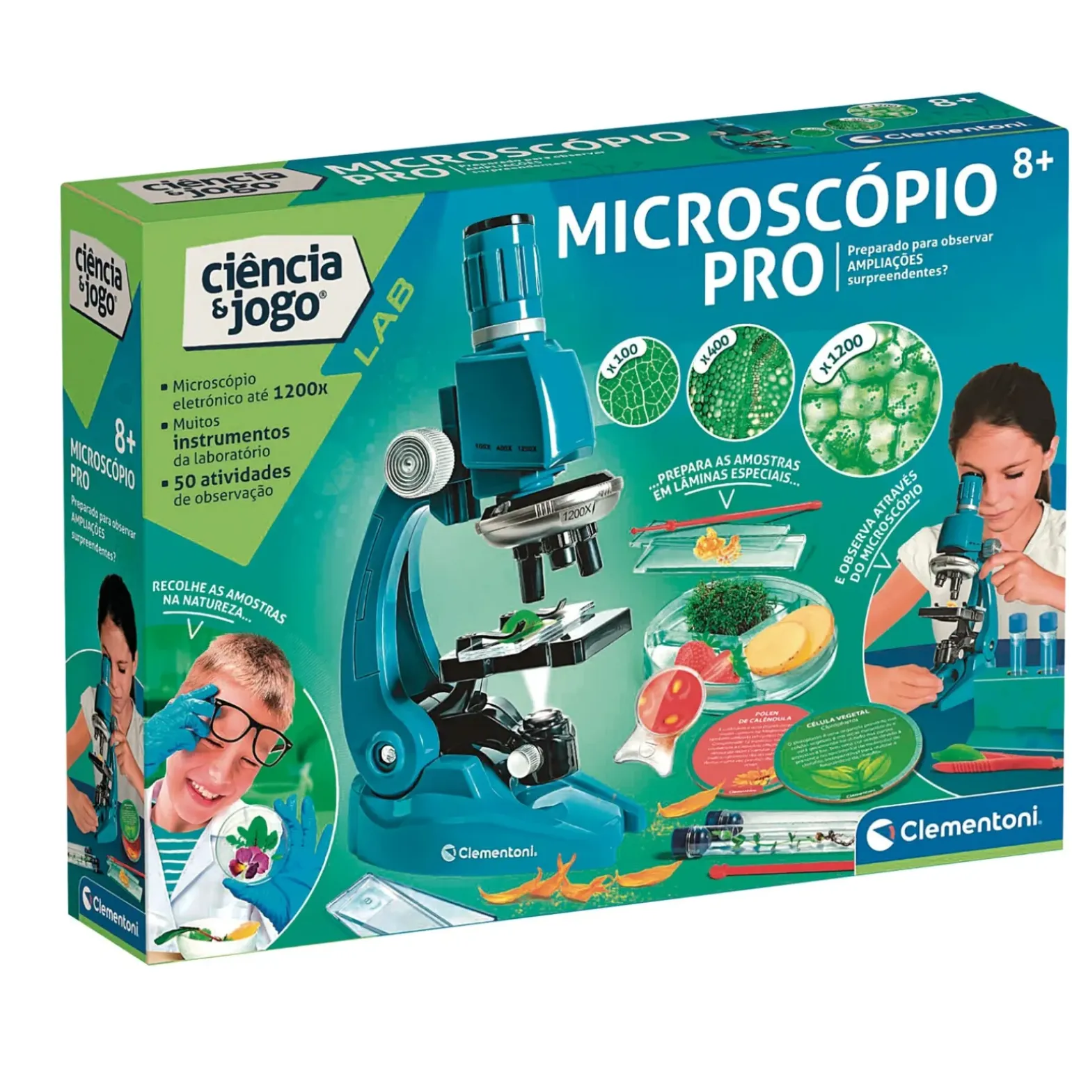 Microscópio Pro Clementoni