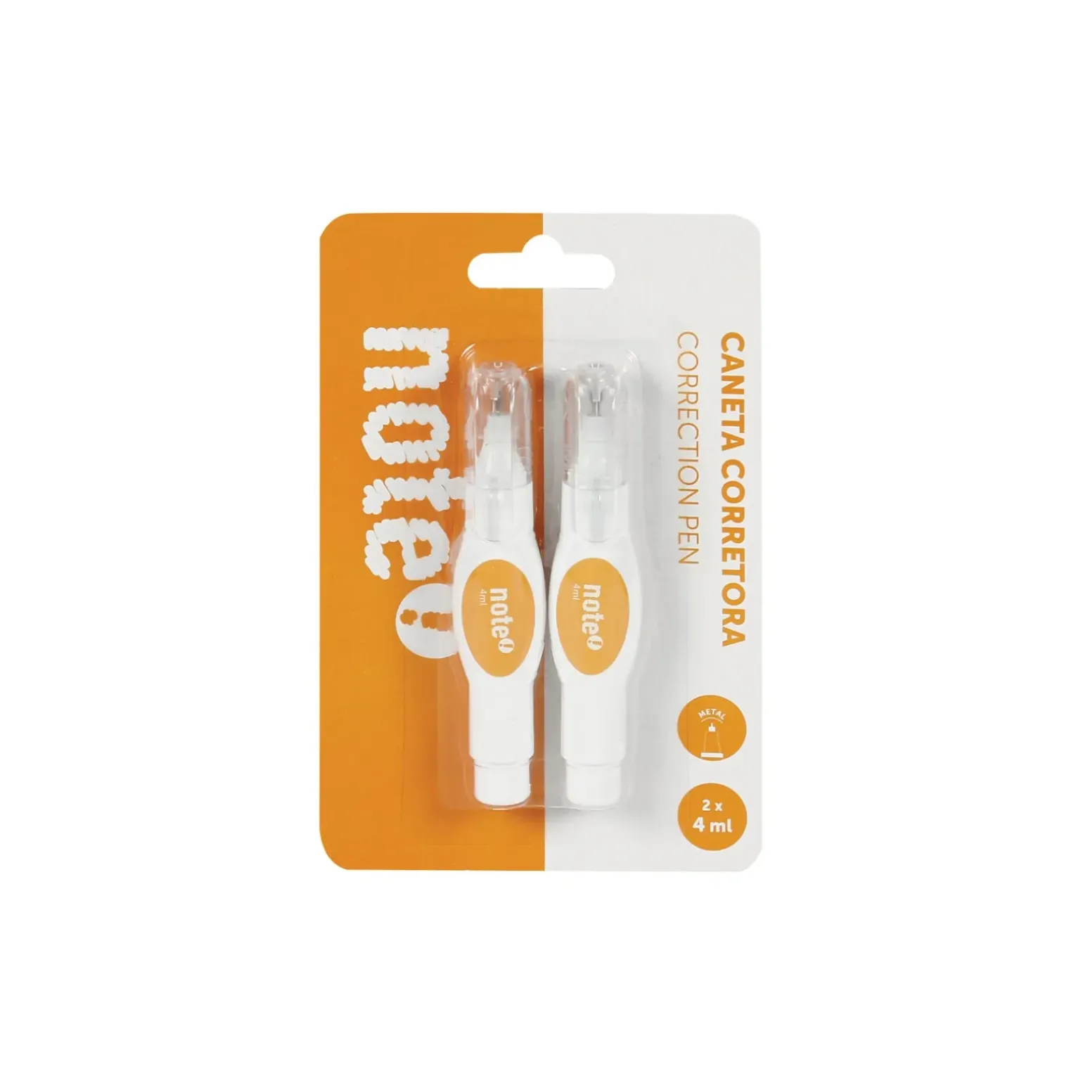 Mini Corretor 4 ml 2 unidades Note!