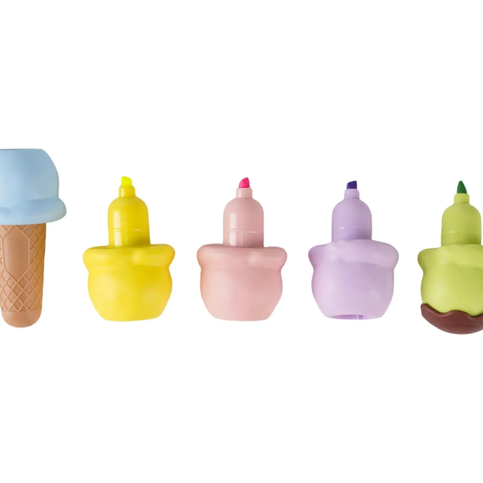 Mini Marcador Fluor Gelado 5 Unidades