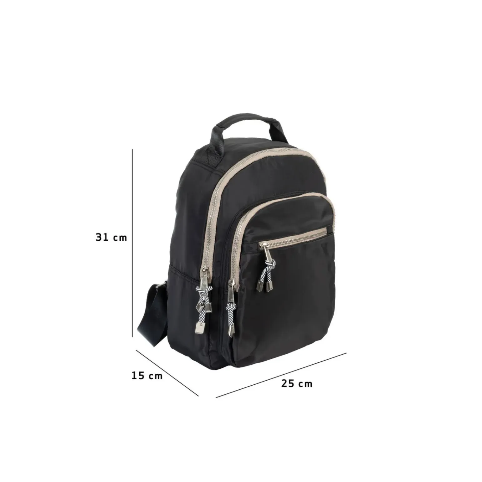 Mini Mochila Bella Preta Note!