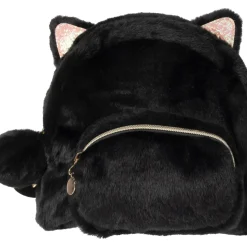 Mini Mochila Peluche Preto