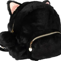 Mini Mochila Peluche Preto