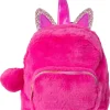 Mini Mochila Peluche Rosa