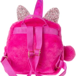 Mini Mochila Peluche Rosa