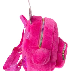 Mini Mochila Peluche Rosa