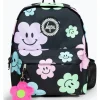 Mochila Badge Black Happy Flowers Hype