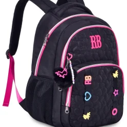 Mochila Colorida Preto Rebecca Bonbon
