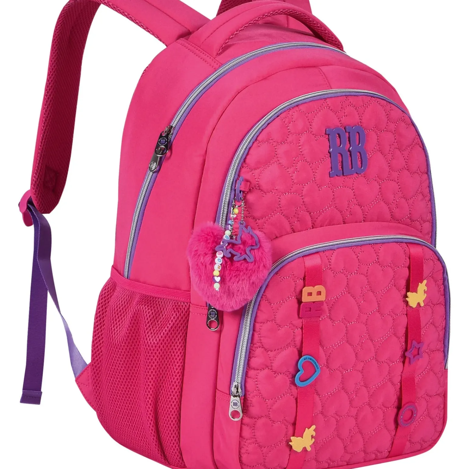 Mochila Colorida Rosa Rebecca Bonbon
