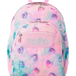 Mochila Com Base Borracha Corações Glitter