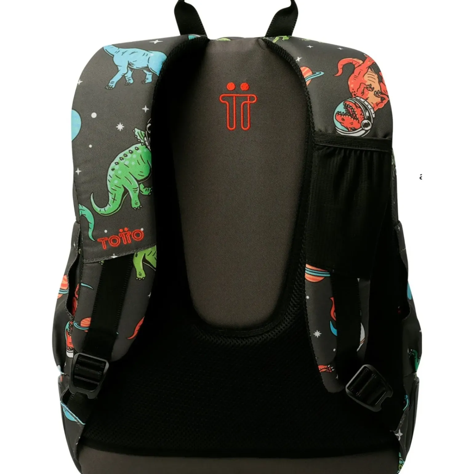 Mochila Com Base Borracha Dino Preto Totto