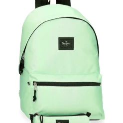 Mochila Com Estojo Aris Colorful Verde Pepe Jeans