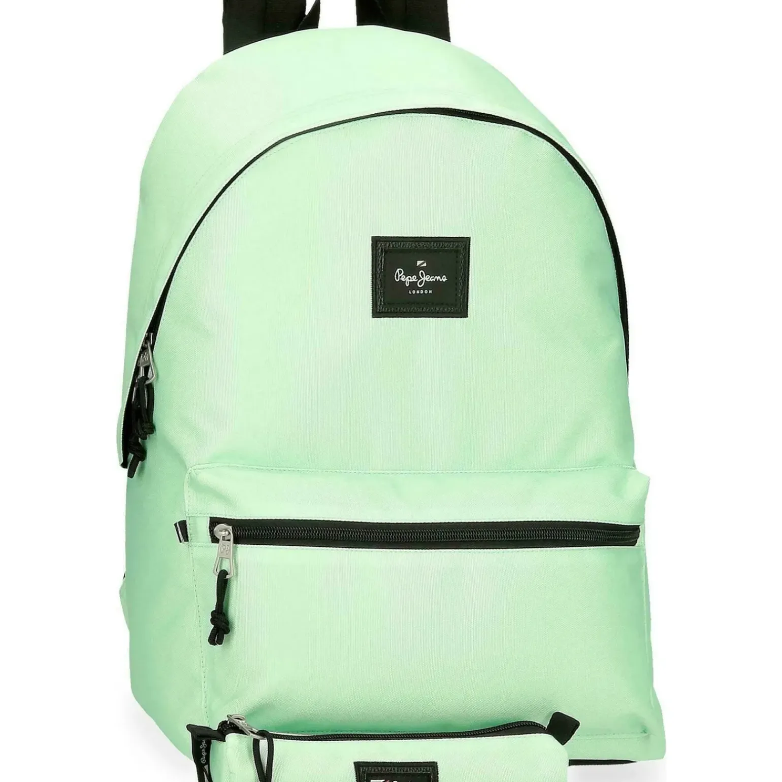 Mochila Com Estojo Aris Colorful Verde Pepe Jeans