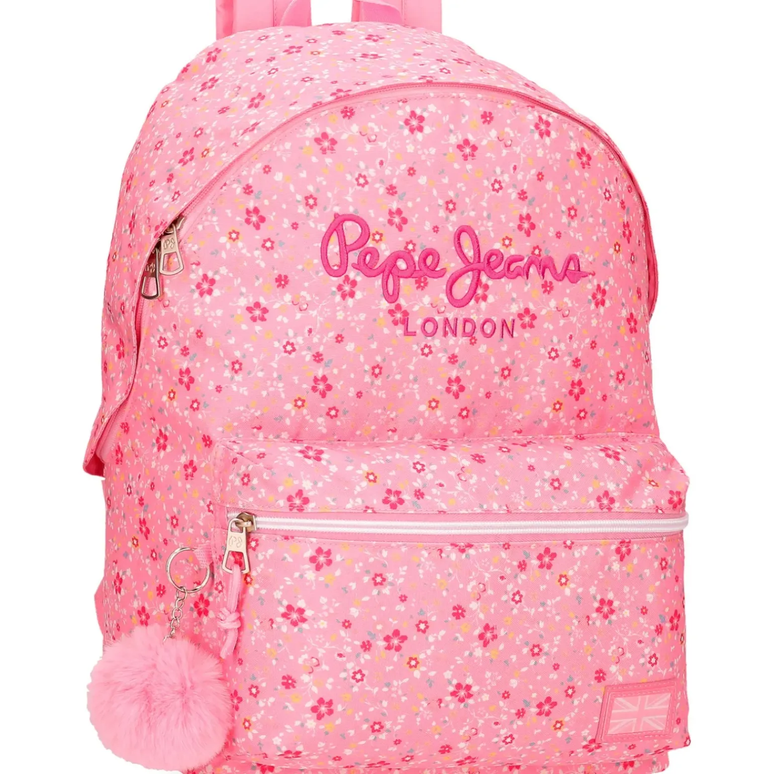 Mochila Dupla 40Cm Alenka Rosa Pepe Jeans