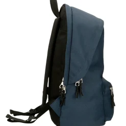 Mochila Dupla Com Divisória Para Computador Aris Evergreen Azul