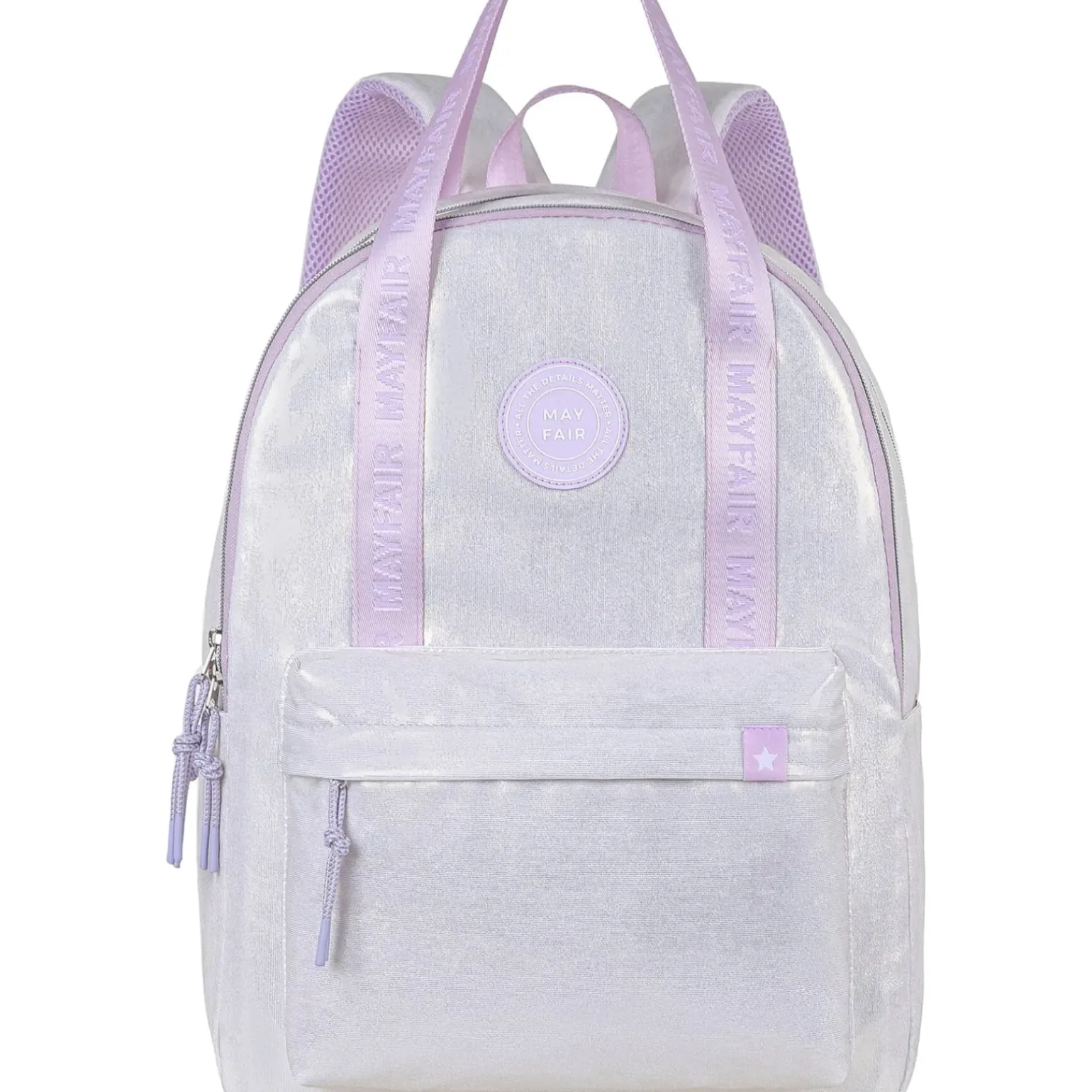 Mochila Glow Up Silver Mayfair