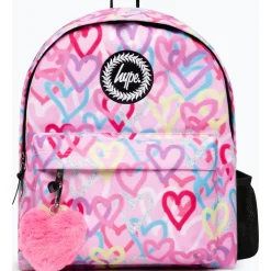 Mochila Graffiti Hearts Rosa Hype