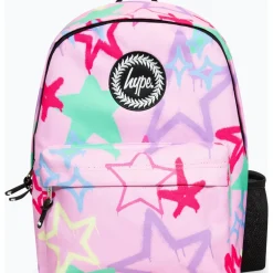 Mochila Graffiti Stars Badge Rosa Hype