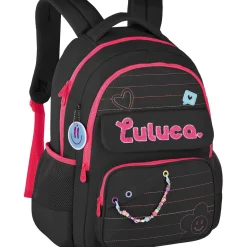 Mochila Logo Preto Luluca