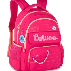 Mochila Logo Rosa Luluca