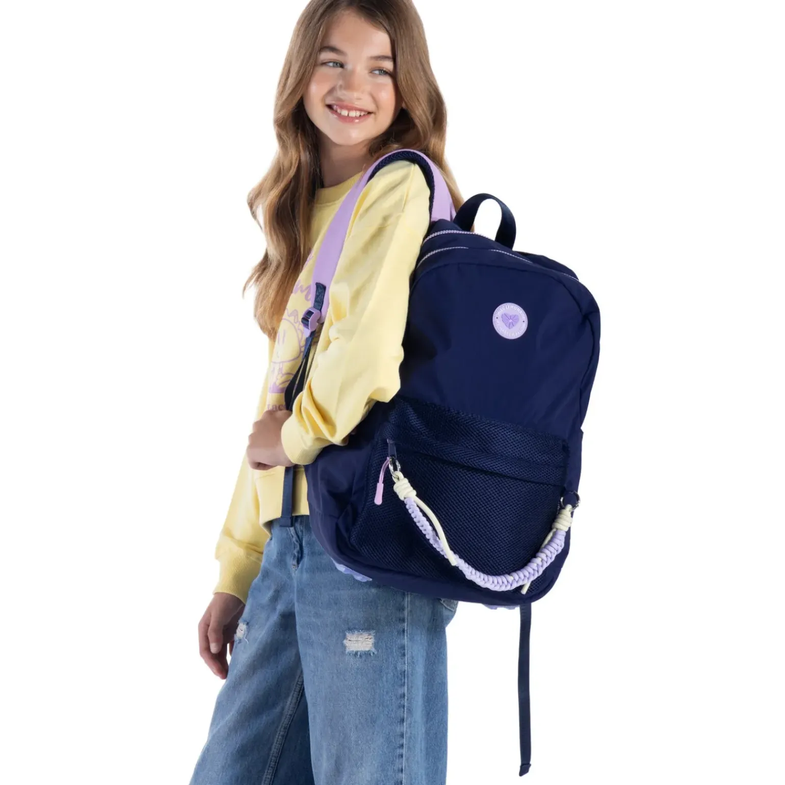 Mochila Meshy Navy Miss Lemonade