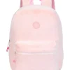 Mochila Pequena Rosa Furry Marshmallow