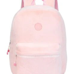 Mochila Pequena Rosa Furry Marshmallow