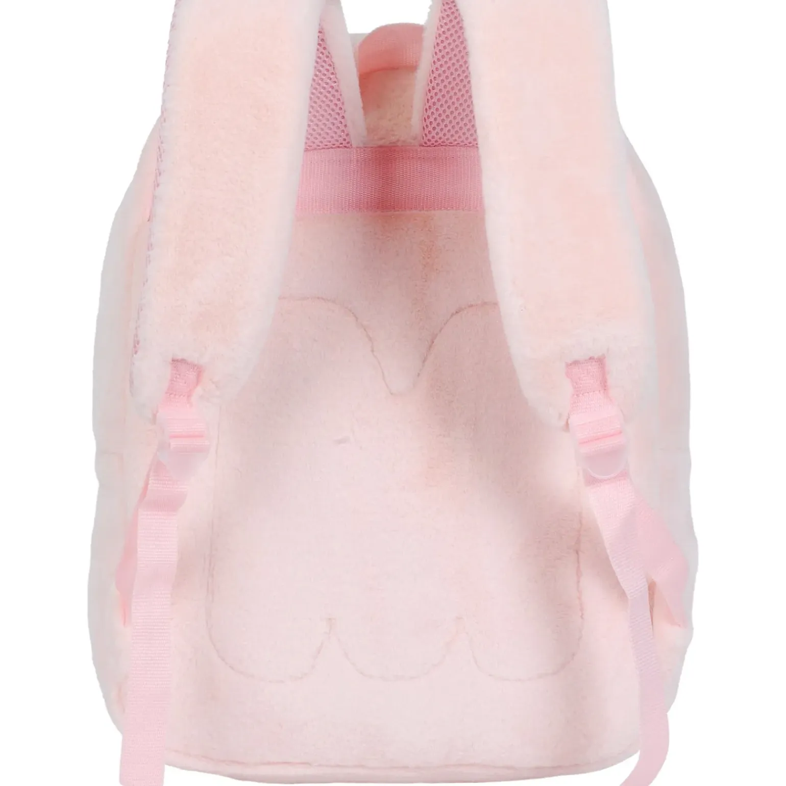 Mochila Pequena Rosa Furry Marshmallow