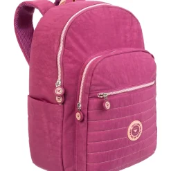 Mochila Puffy Rosa Note!