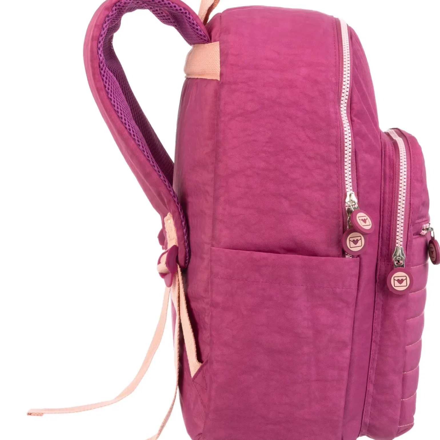 Mochila Puffy Rosa Note!