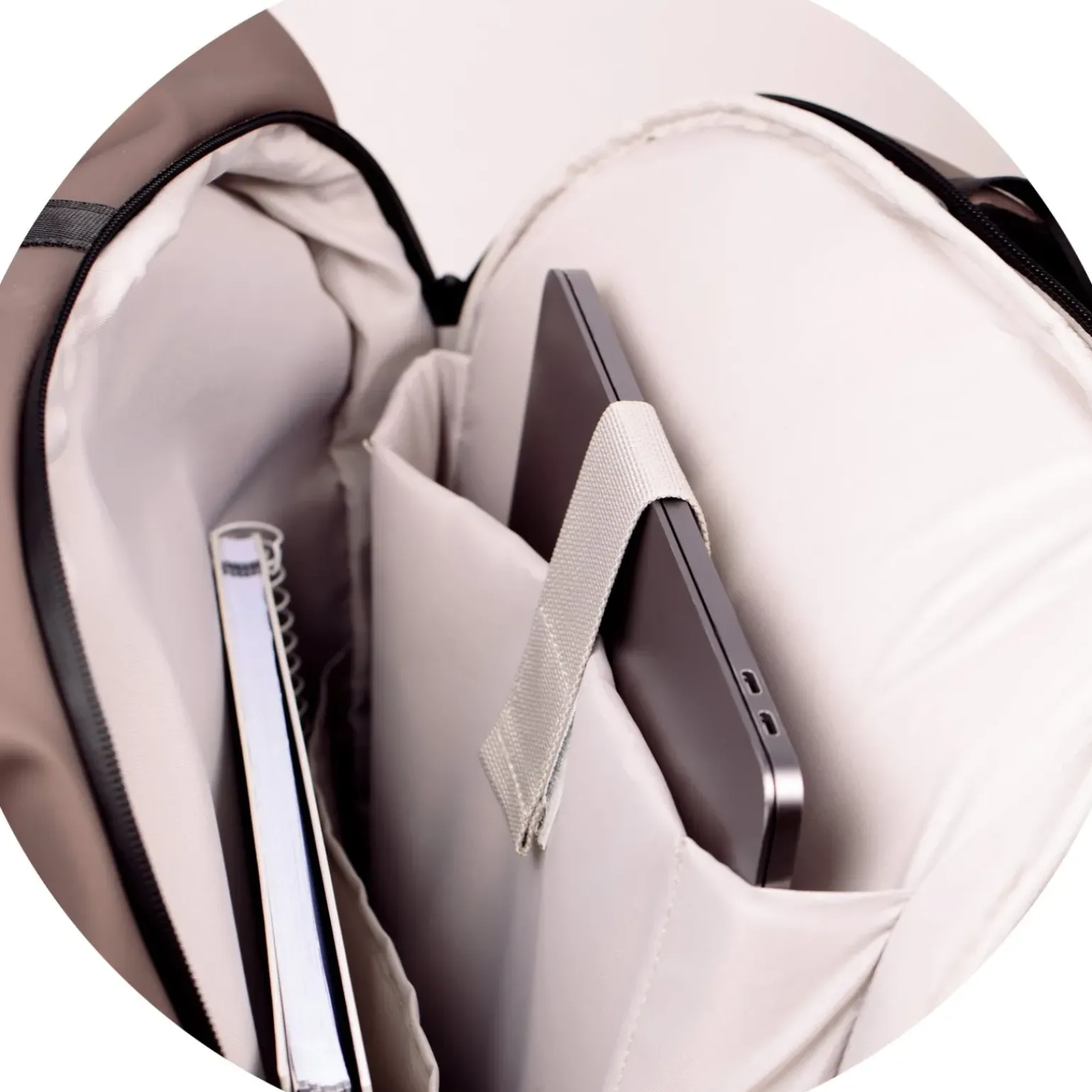 Mochila Roll Top Oxfbag Rpet Castanho Oxford